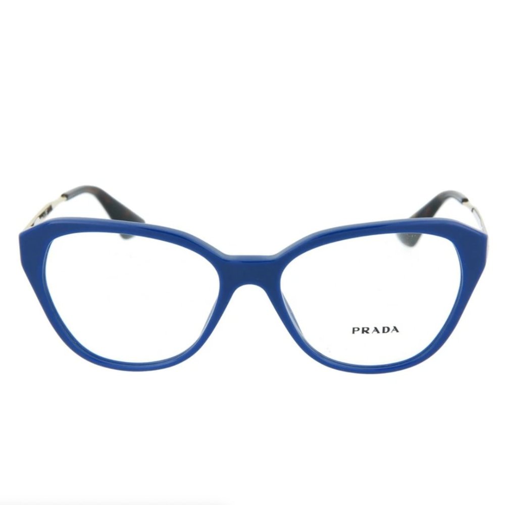 Prada Unisex Blue Square Eyeglasses! - Picture 2 of 4